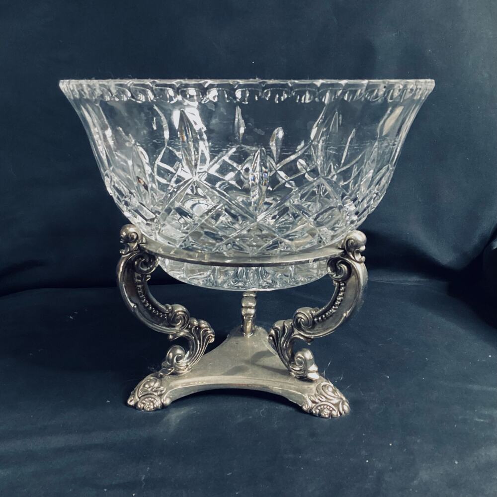 Godinger Victorian Revival Shannon Cut Crystal Centerpiece